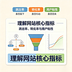 南安建站-理解网站核心指标：跳出率、转化率与用户粘性