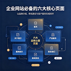 泉州建站-企业网站必备的六大核心页面
